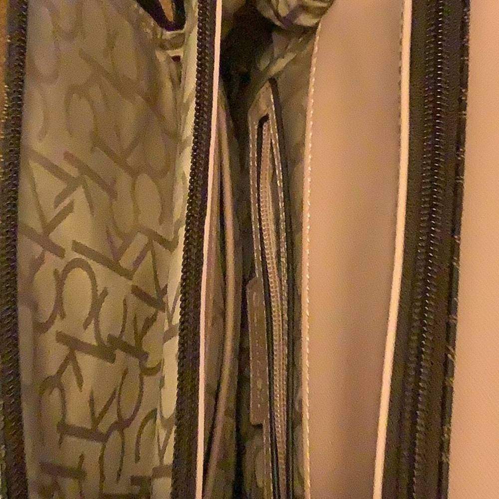 Calvin Klein Brand backpack purse, brown/beige. - Picture 12 of 12